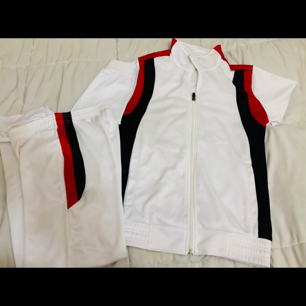 Boys Track Suit / Warm-Up Suit - Size Lrg